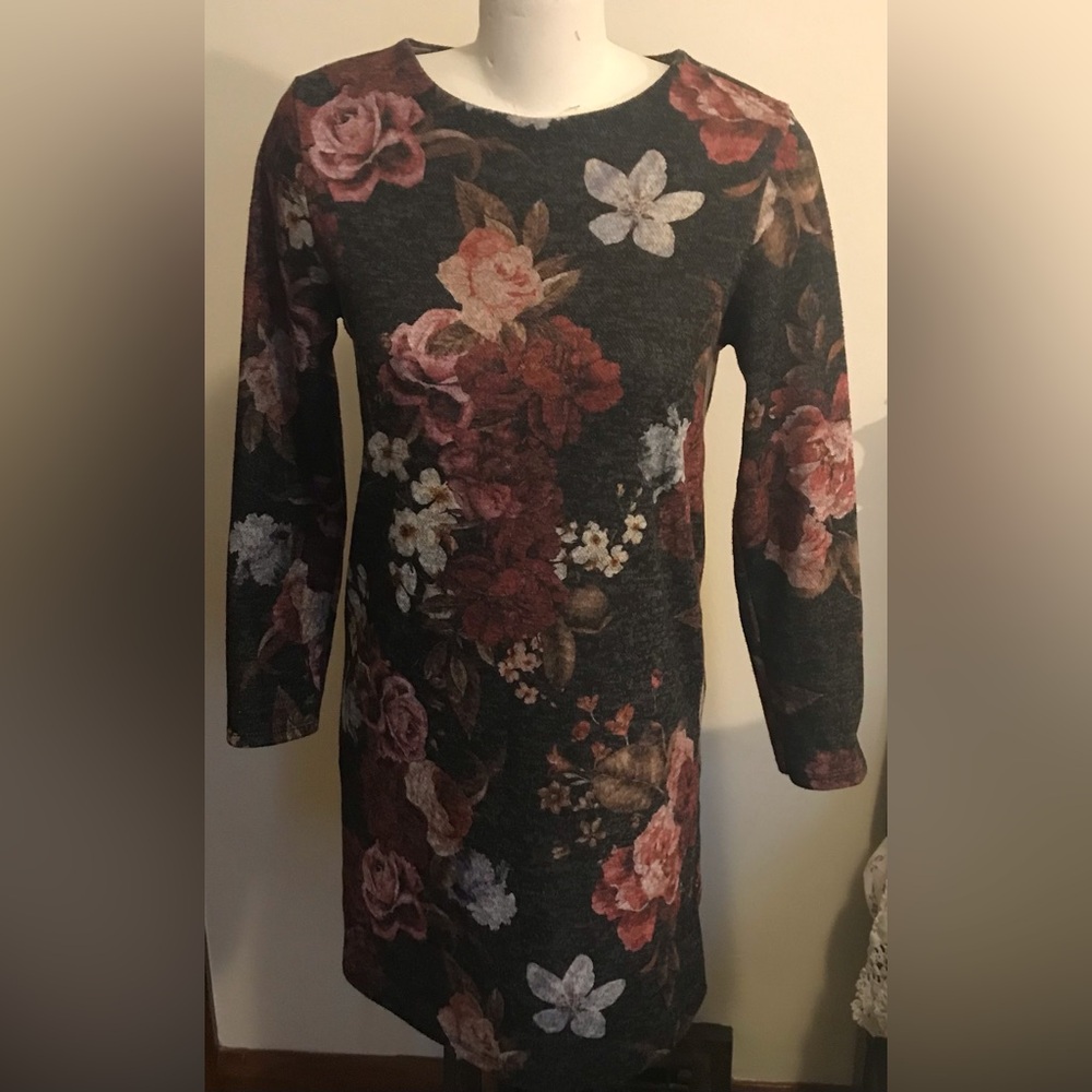 Mode de Vie Floral Long Sleeve Dress 🇮🇹 Made in a Italy - Size Small